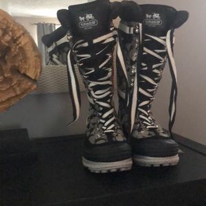 COACH Signature “C” Snow Boots